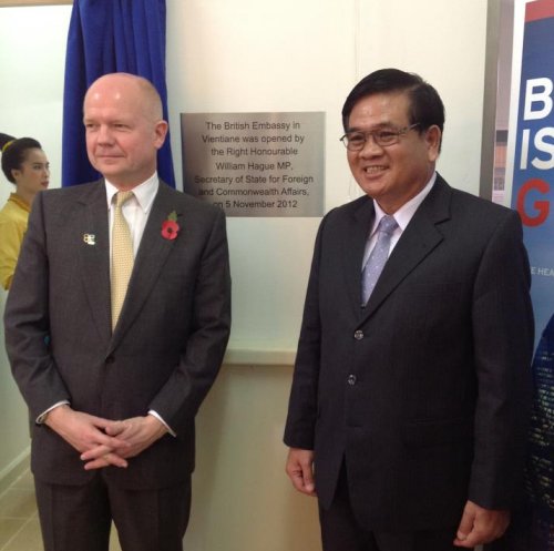 British Embassy Opens In Laos
