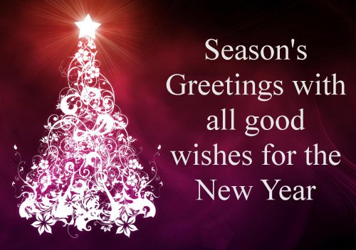 We Wish You A Happy Holiday Season and A New Year Of Happiness And Success !