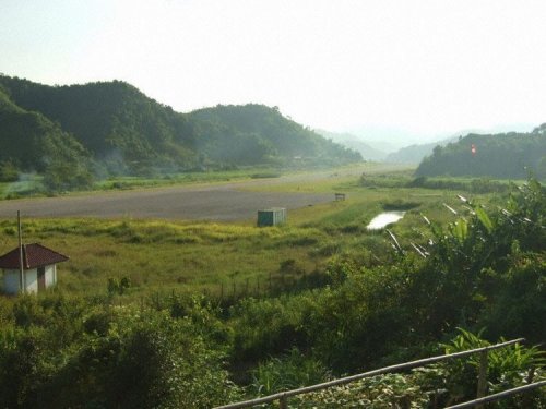 Nathong Airport in Huaphan province