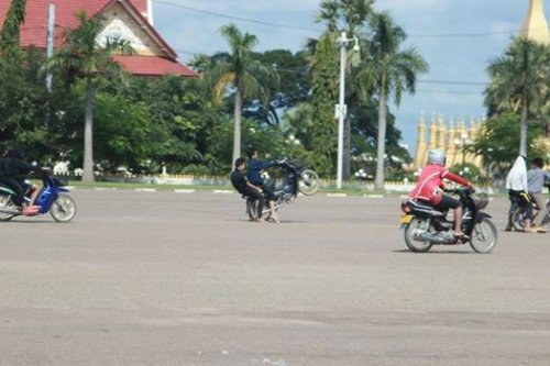 Officials Pledge To Stop Motorcycle Hoons In Vientiane