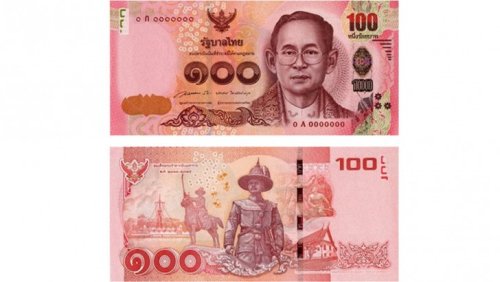 New 100-Baht Banknotes On Circulation Thursday