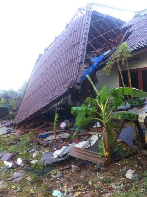 Severe Storm Hits Homes, Firms, Schools In Vientiane