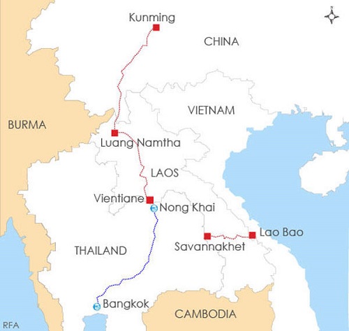 Laos and China to Build Bridge to Thailand as Part of Railway Project