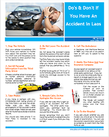 J&C Brochure - Do's & Don't If You Have An Accident In Laos