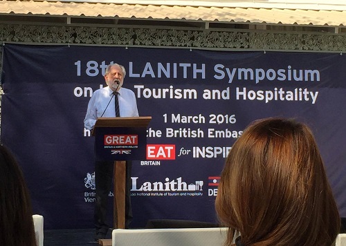 Oscar Winner Lord Puttnam Tackles Lao Tourism Challenges