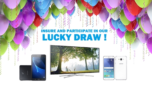 Insure And Participate In Our Lucky Draw !