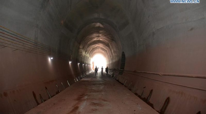 1st China-Laos Railway Tunnel Holing Through
