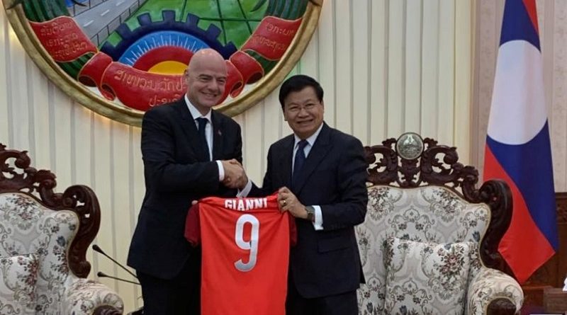 FIFA President Infantino Makes First Visit To Laos