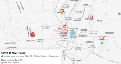 App Tracks The Spread Of The Covid-19 Virus In Thailand