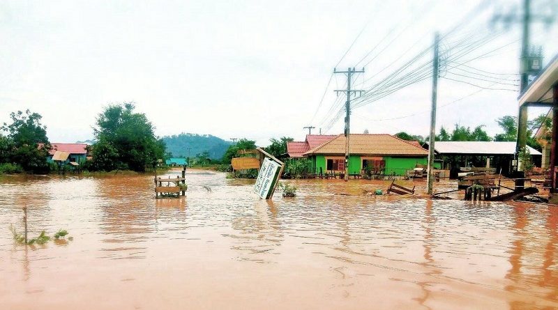Widespread Heavy Downpours Forecast Across Laos