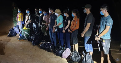 13 Vietnamese caught sneaking into Laos