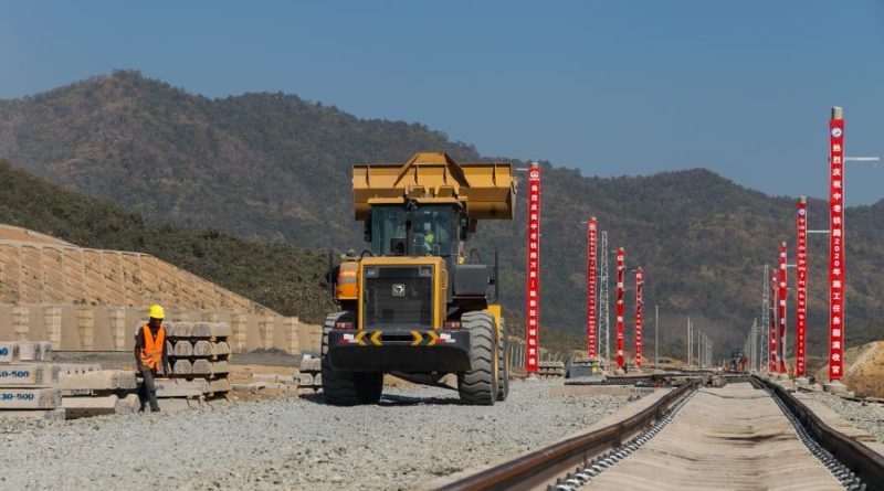 China-Laos Railway Tracks Laid To Luang Prabang, Achieving Yearly Goals
