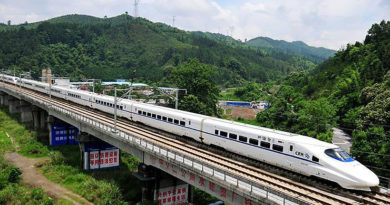 Historic Cross-border Passenger Trains Travel Between Vientiane and Kunming