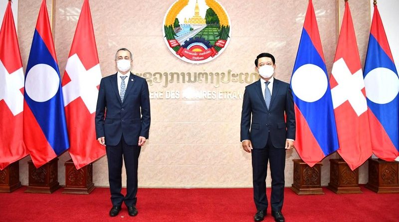 Laos, Switzerland Cement Ties With Further Aid Pledged For Laos