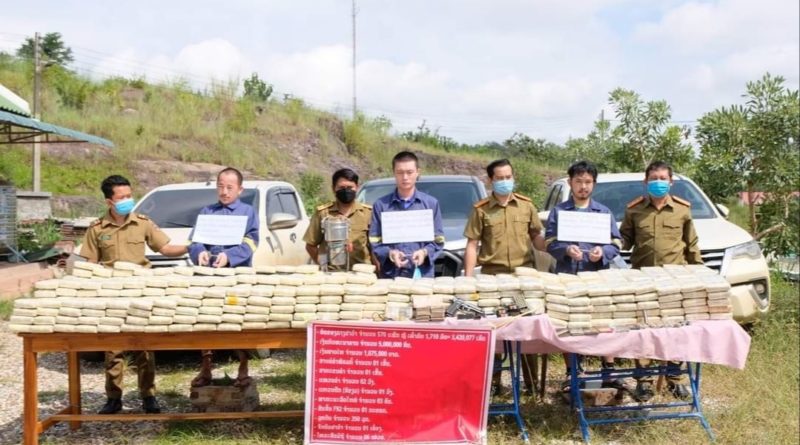 Luang Prabang police intercept transport of over 3 million amphetamine tabs