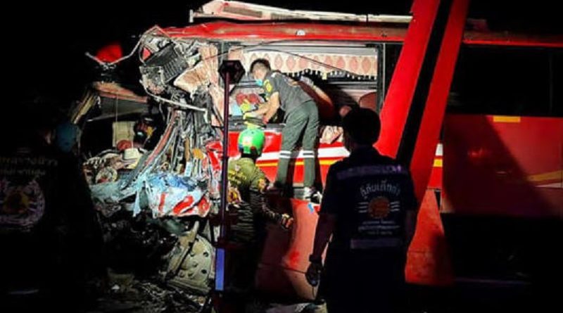 Thai Tourists Killed, Injured In Laos Bus Crash