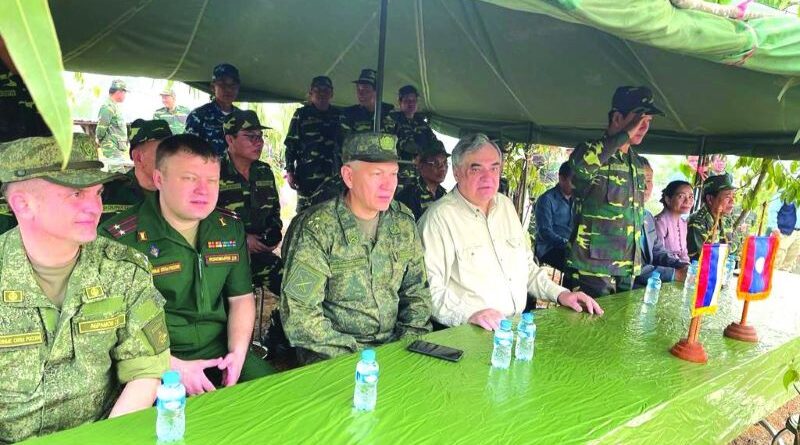 Russian Army Backs UXO Clearance in Khammuan