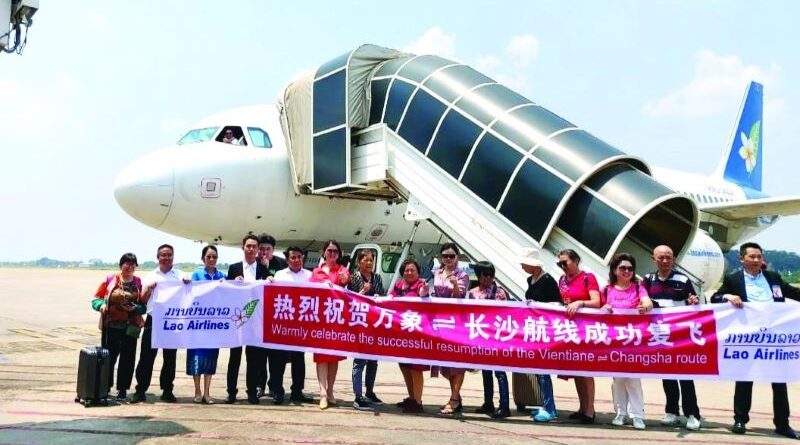 Lao Airlines Resumes Flights to Changsha China