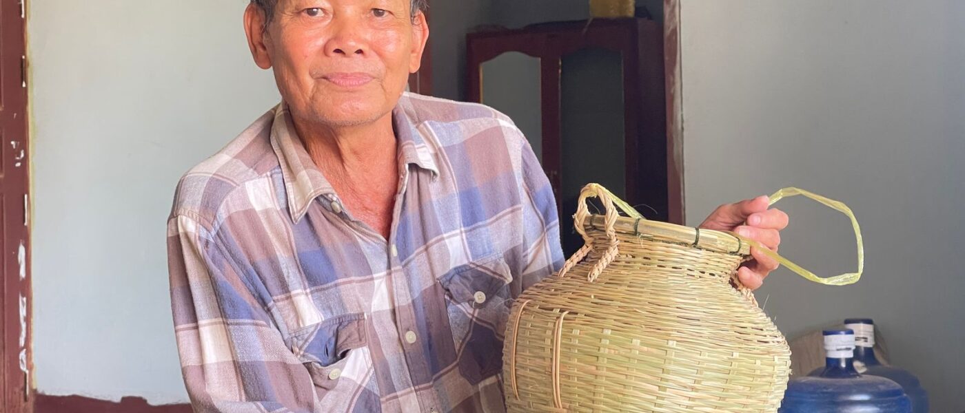 A Retired Man in His 80s Finds Purpose in Creating Wooden Baskets